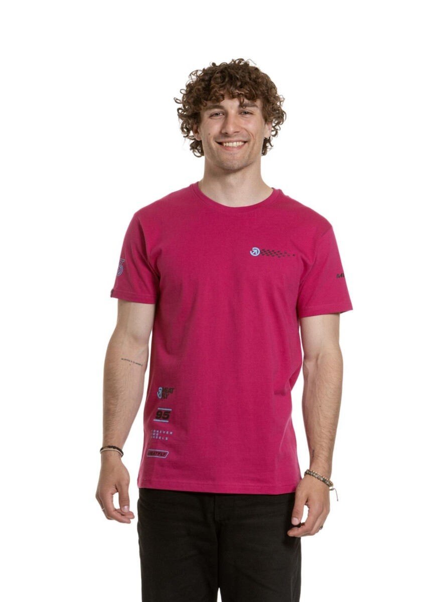 Pánské tričko meatfly furious růžová s