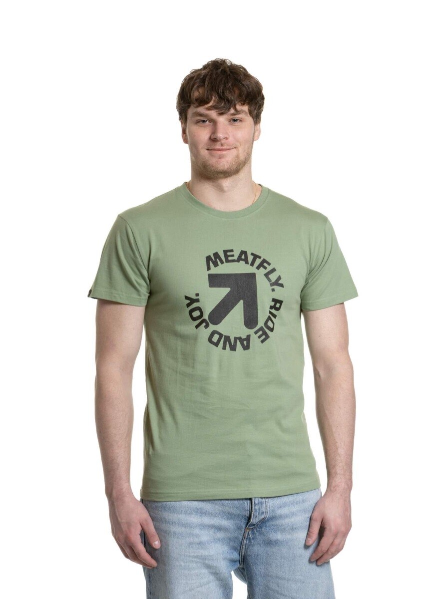 Pánské tričko meatfly arrow zelená s