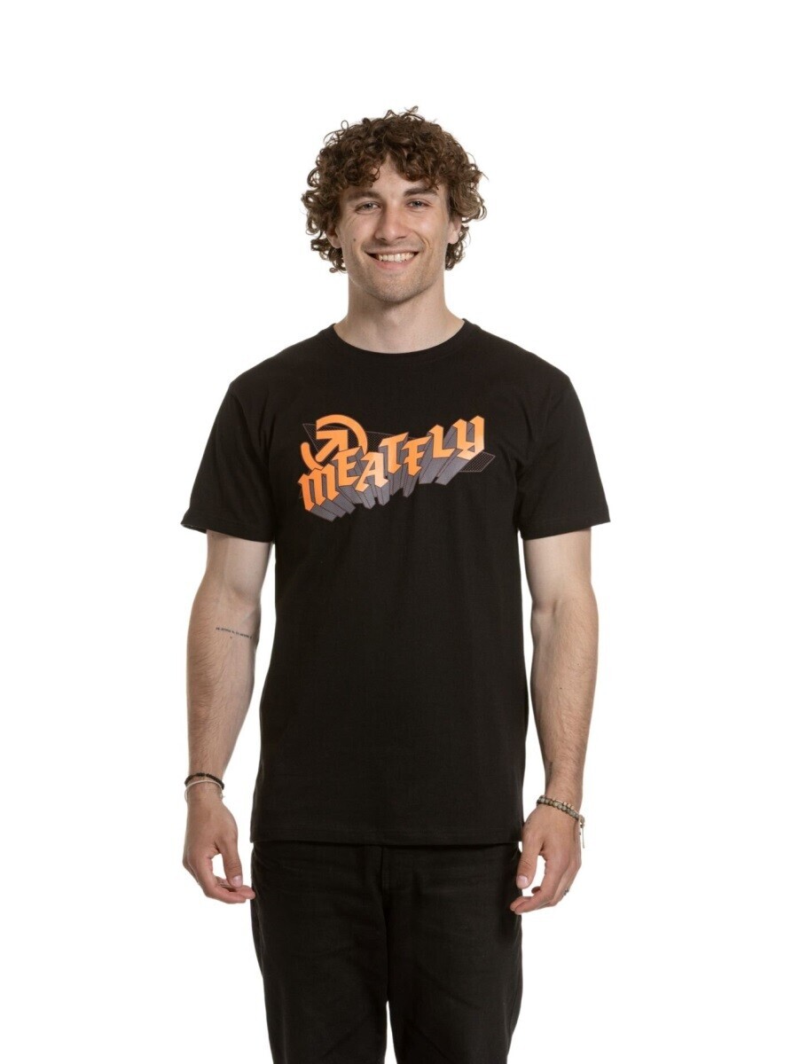 Pánské tričko meatfly matal černá s