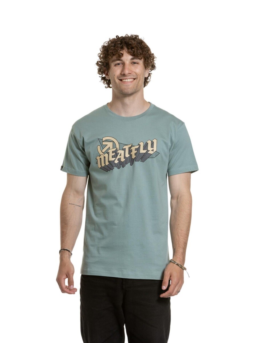 Pánské tričko meatfly matal mátová s
