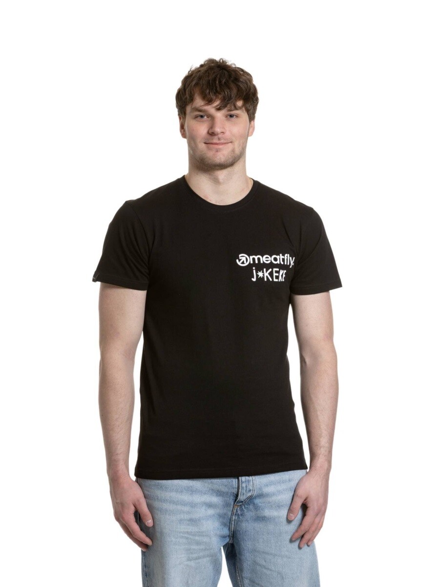 Pánské tričko meatfly keke dance černá s