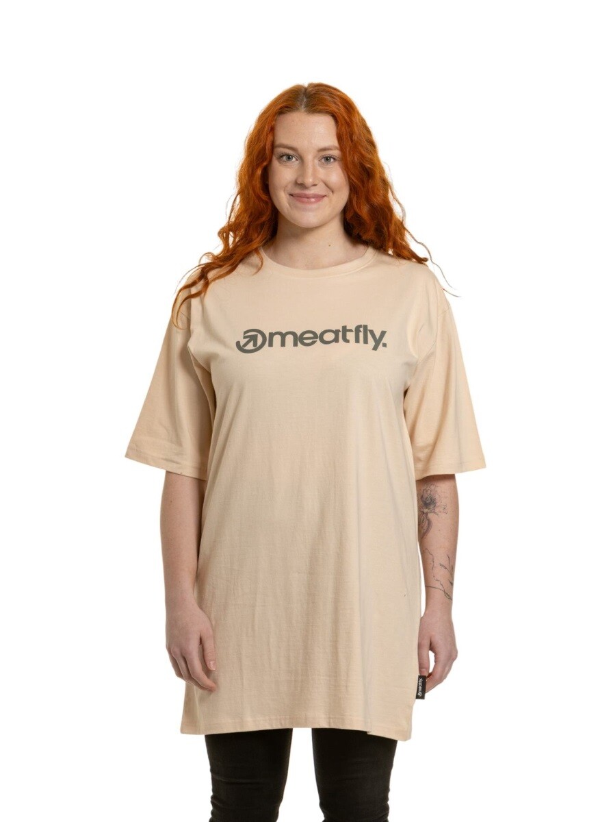 Dámské tričko meatfly rory béžová xs