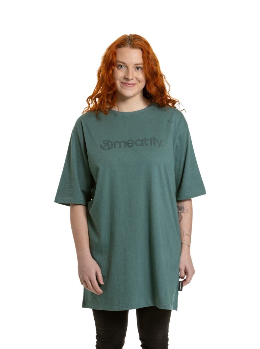 Dámské tričko meatfly rory tyrkysová xs