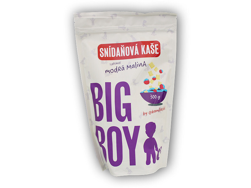 BigBoy Kaše s příchutí Modrá malina 300g
