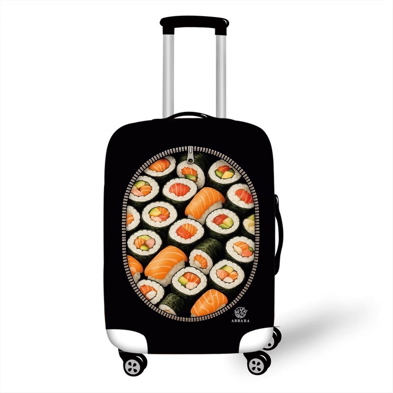 Elastický obal na kufr - “Kufr plný sushi” - Abbara Velikost: S