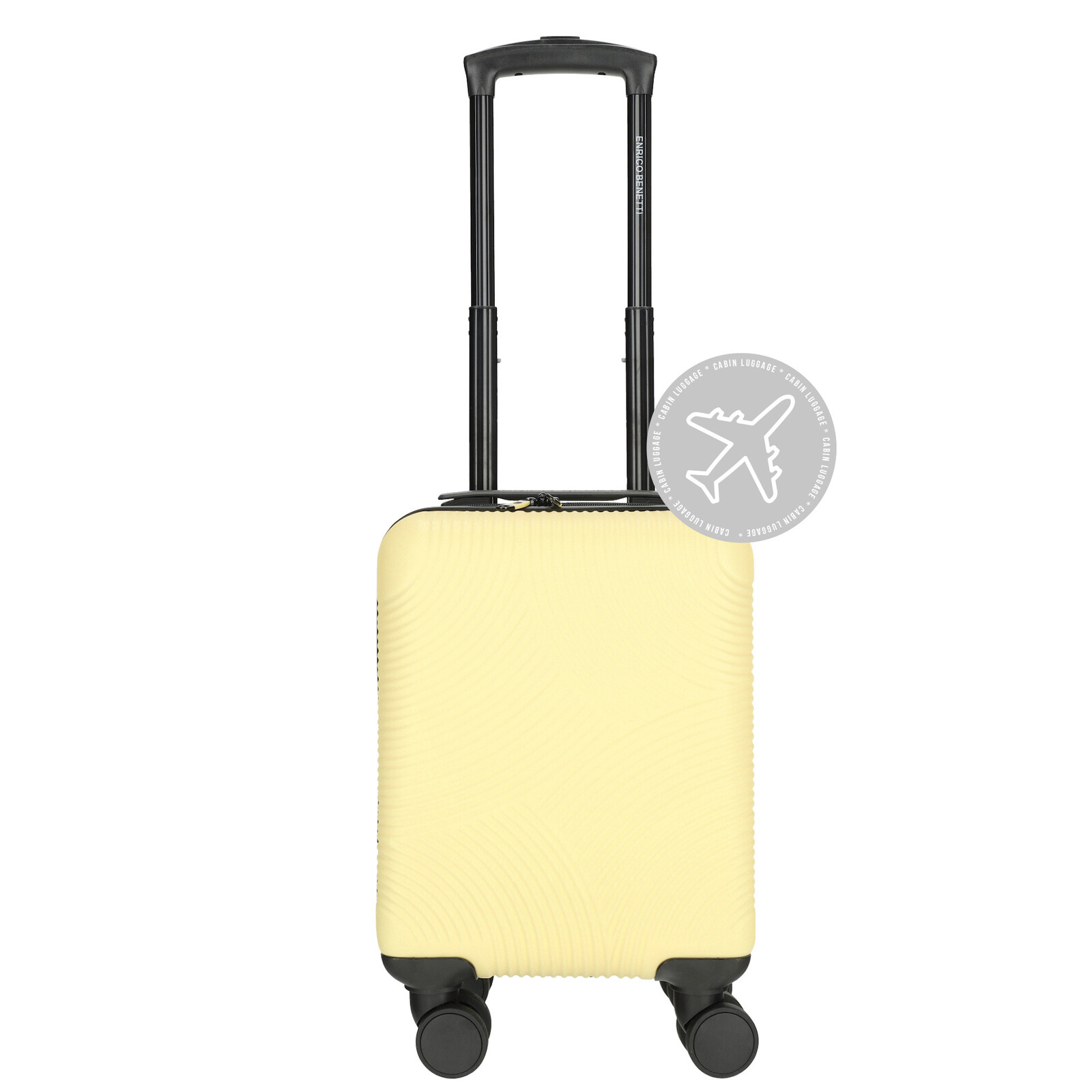 Kabinový kufr podsedadlový ABS 25L Enrico Benetti - žlutý