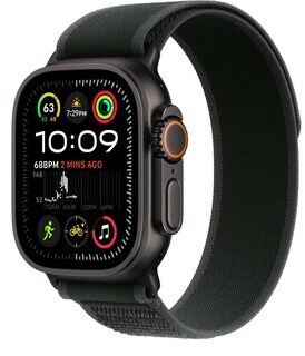 Apple Watch Ultra 2 (2024) GPS+Cellular 49mm Černé titanové tělo - Černý trailový tah (