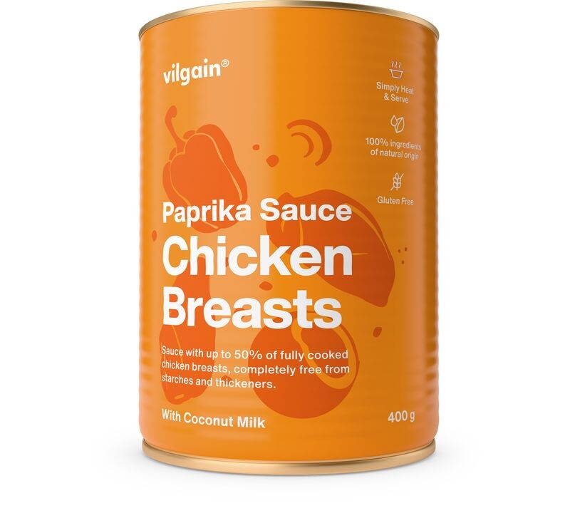 Vilgain Kuřecí prsa v paprikové omáčce – 400 g