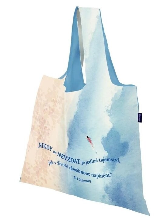 Nákupní skládací taška Nikdy se nevzdat