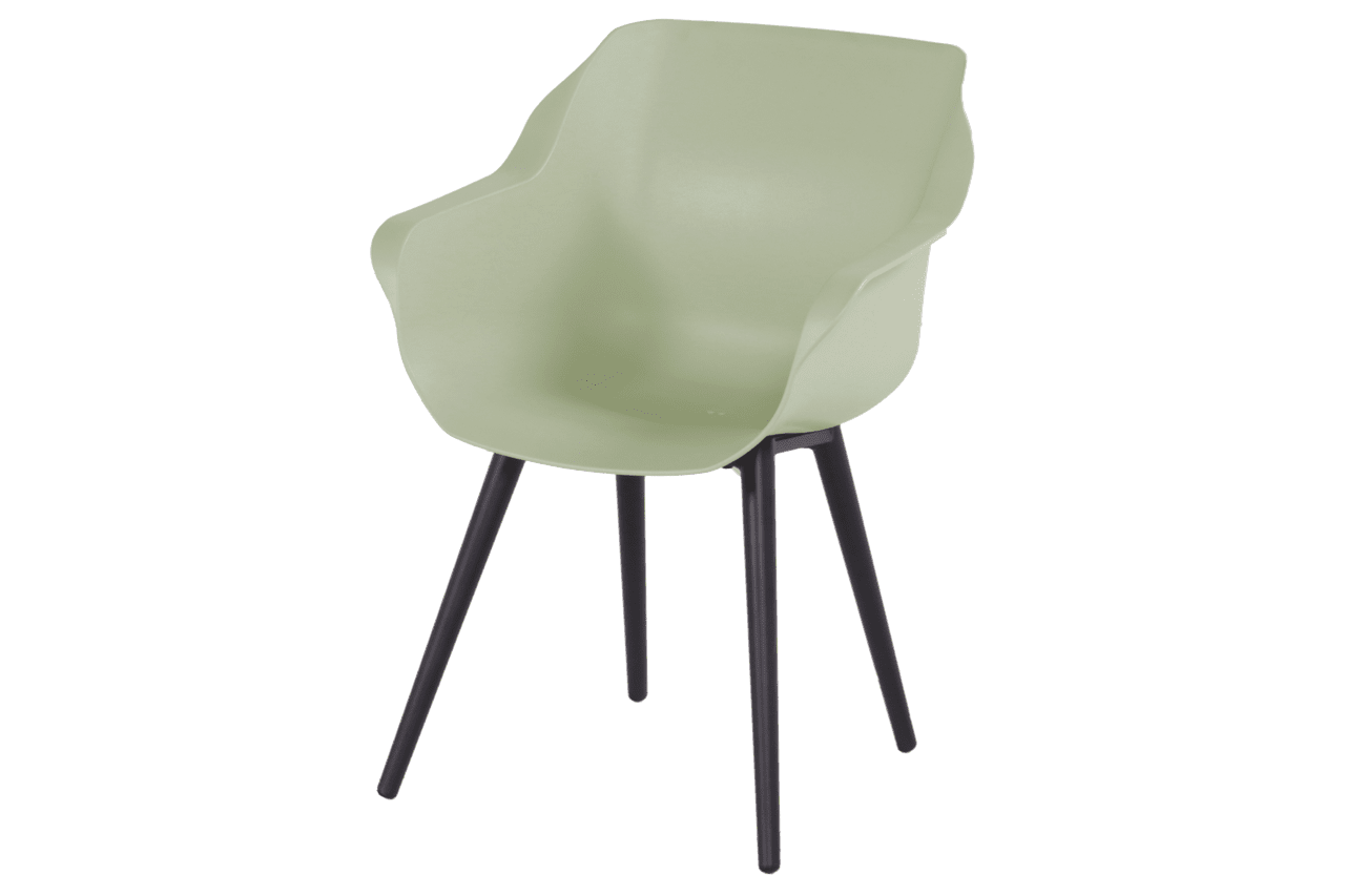 Jídelní židle Sophie Studio s ALU podnoží, plastová,French green HN21681847