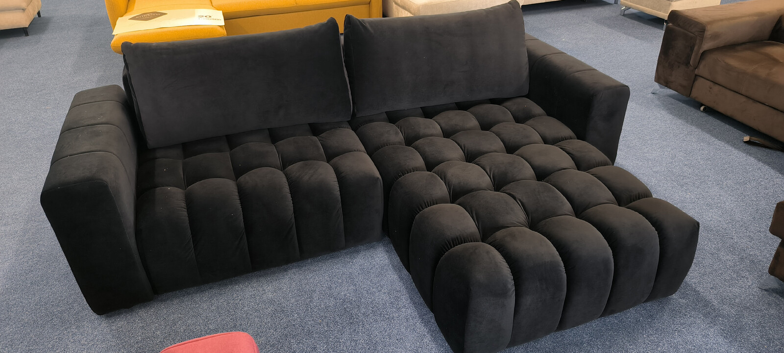 Sedací souprava Bonett - pravá varianta - Matt Velvet 99