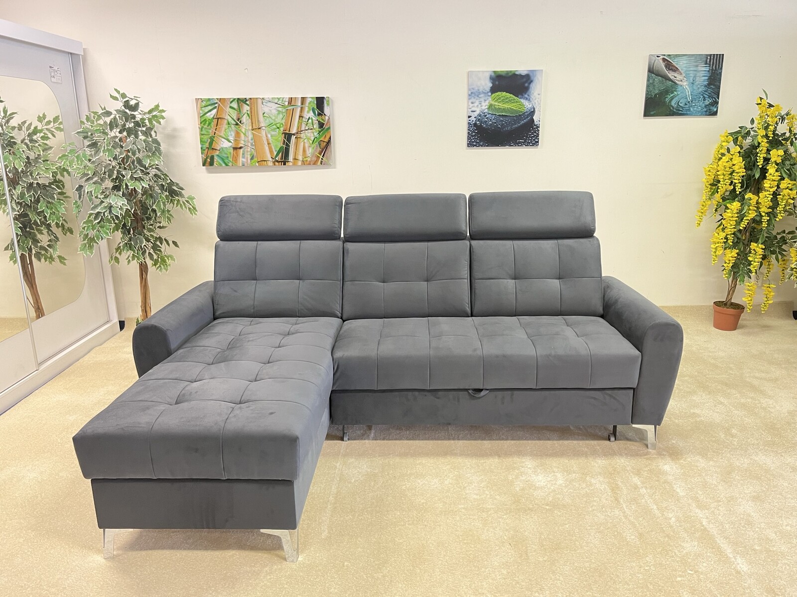 Sedací souprava Lawente - Manila 19 Provedení: Levá varianta, látka: MANILA 19 - akční látka