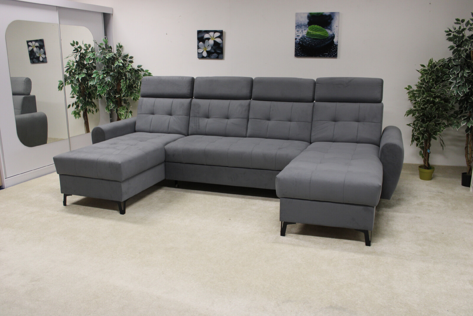 Sedací souprava Lawente Mega - Amon 10 látka: Amon 10