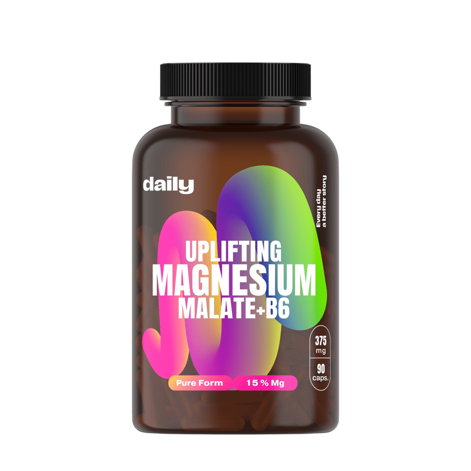 DAILY Uplifting Magnesium Malate + B6 90 kapslí