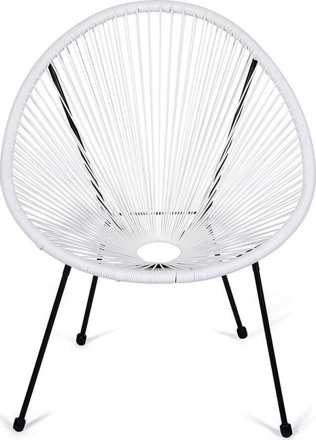 Bílé kovové/plastové zahradní křeslo Avocado Comfort – Bonami Selection