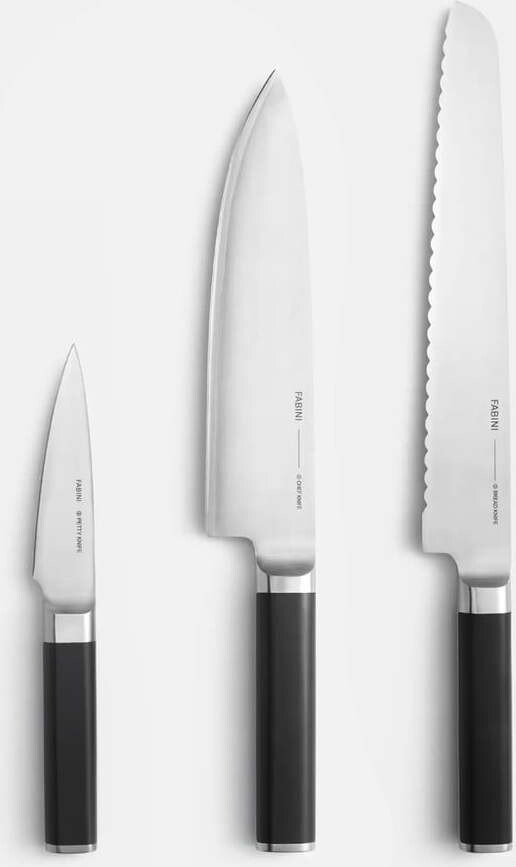 Sada nožů 3 ks z nerezové oceli Trino – FABINI