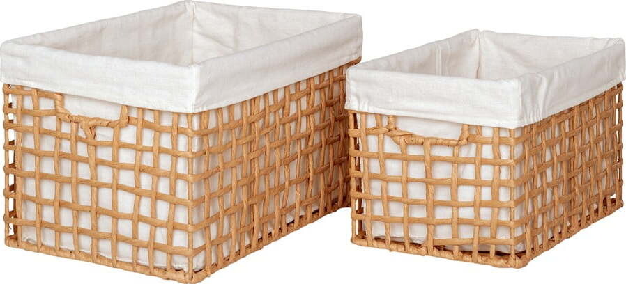 Košíky v sadě 2 ks 25x35x22 cm Bustelo – House Nordic