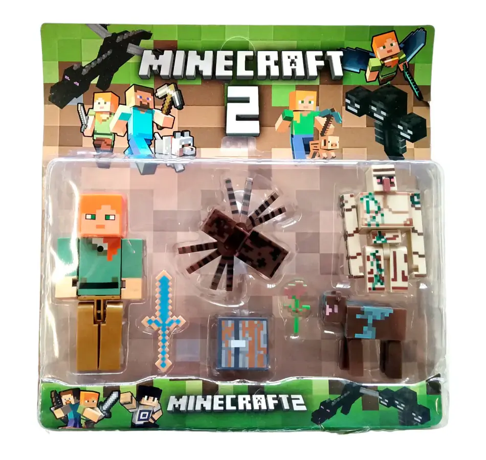 Toybit Kolekce figurek Minecraft Alex a Golem FIBH2057