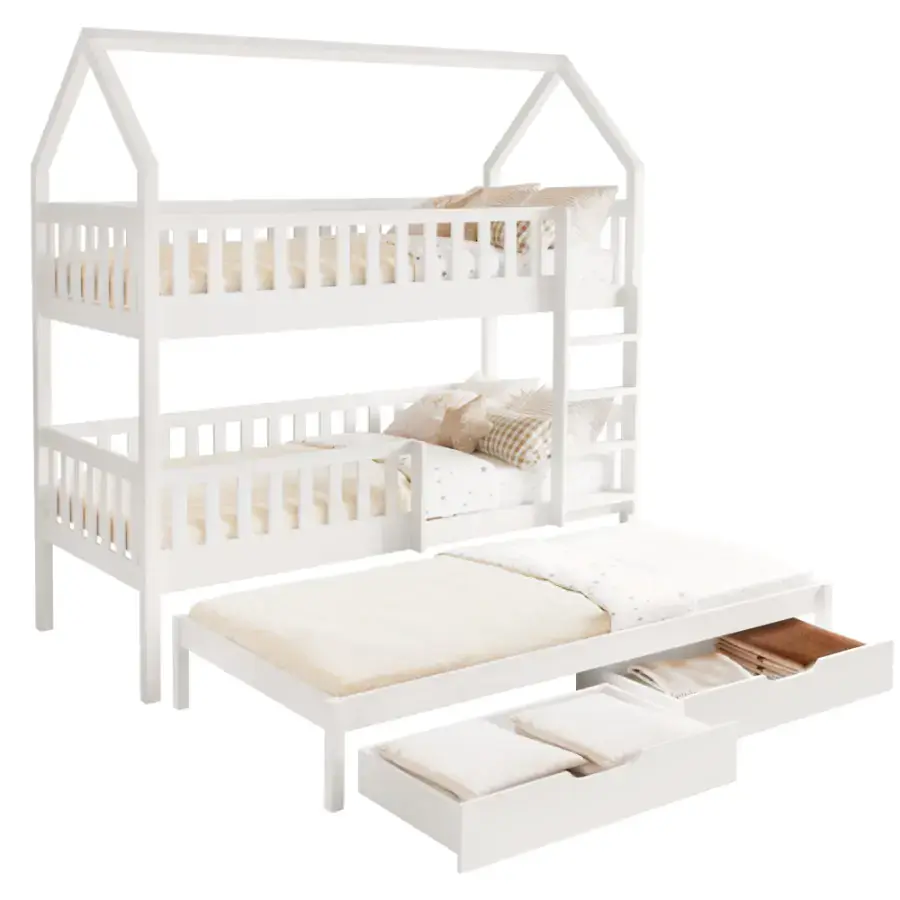 Tempo Kondela Montessori patrová postel VENITA TYP 1 - bílá