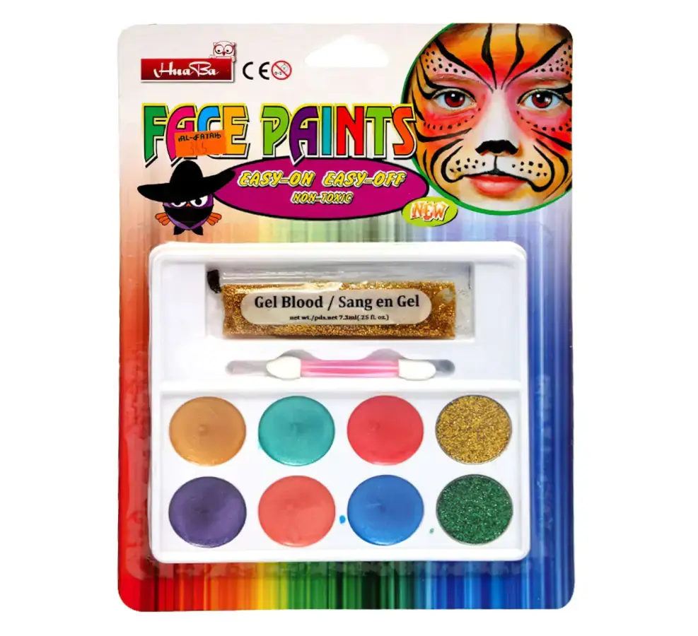 FunCo Dětská sada barev na obličej a tělo METALIC OPBH2222