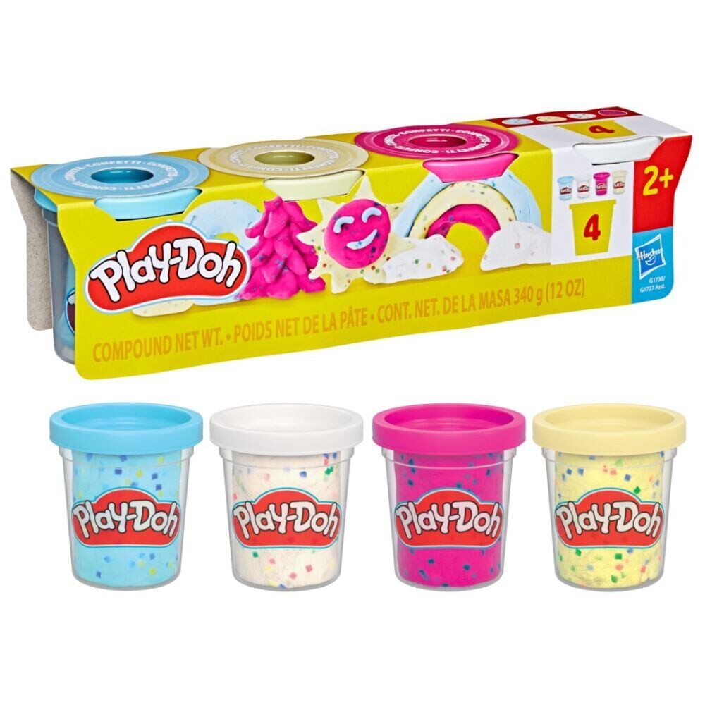 Play-Doh 4ks kelímků s konfetami