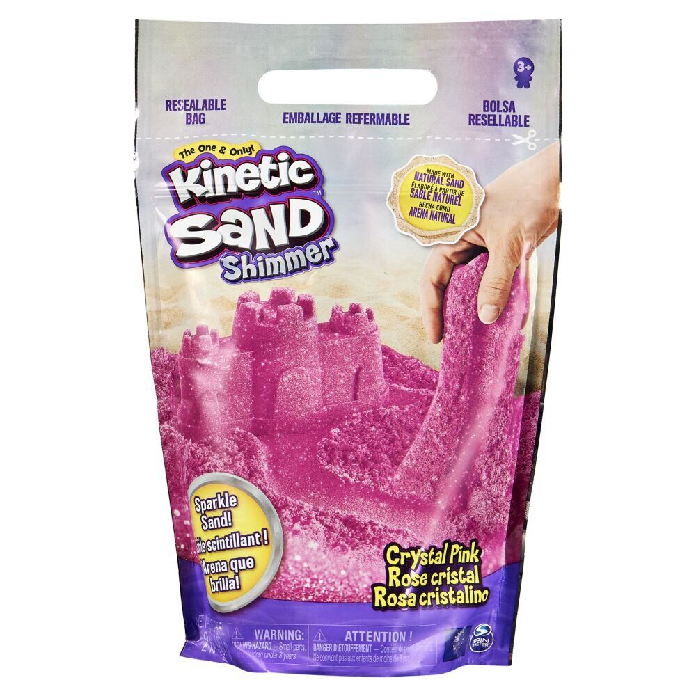 Spin Master Kinetic Sand Balení třpytivého růžového písku 0,9 kg
