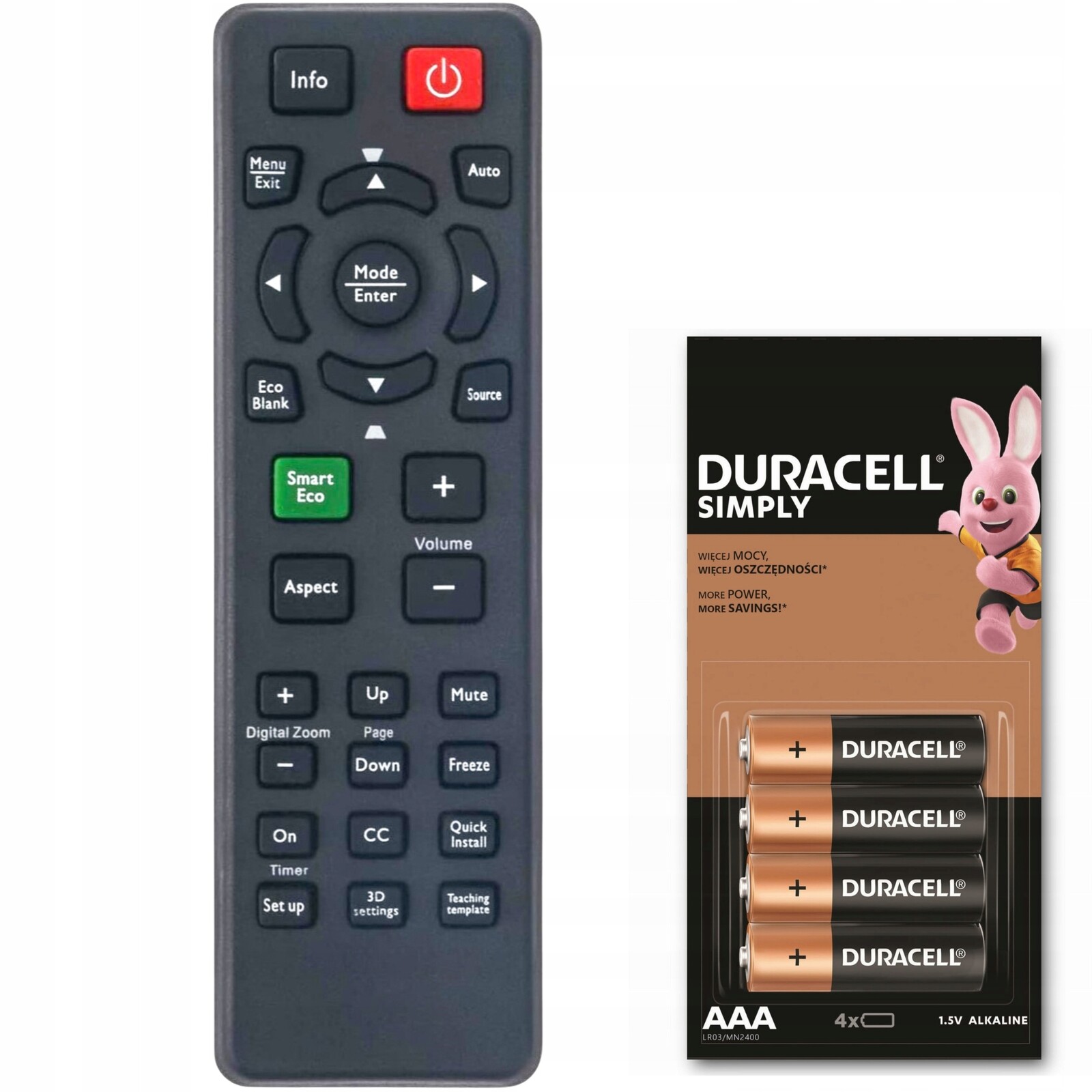 Dálkové Ovládání RCX022 RCX012 Pro Projektor Benq MP776 MP776ST MP77 MP782ST Baterie