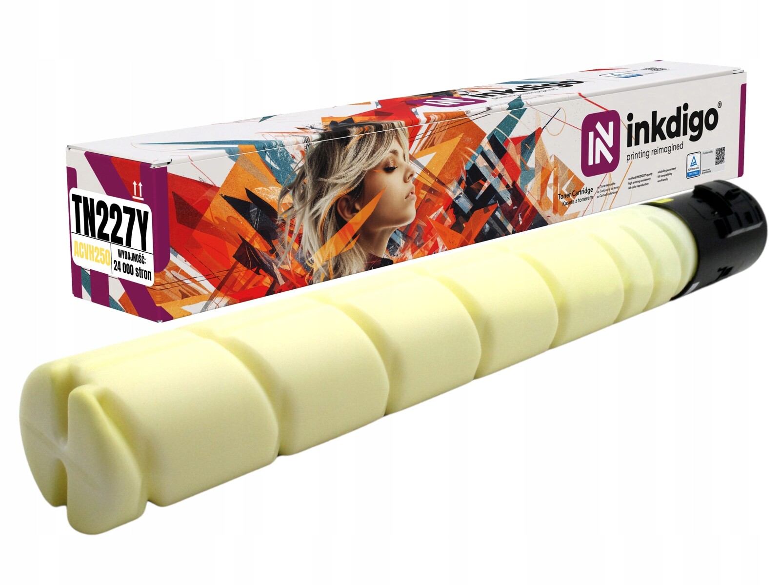 Toner do tiskárny Konica Minolta Bizhub C257i náhradní TN227Y