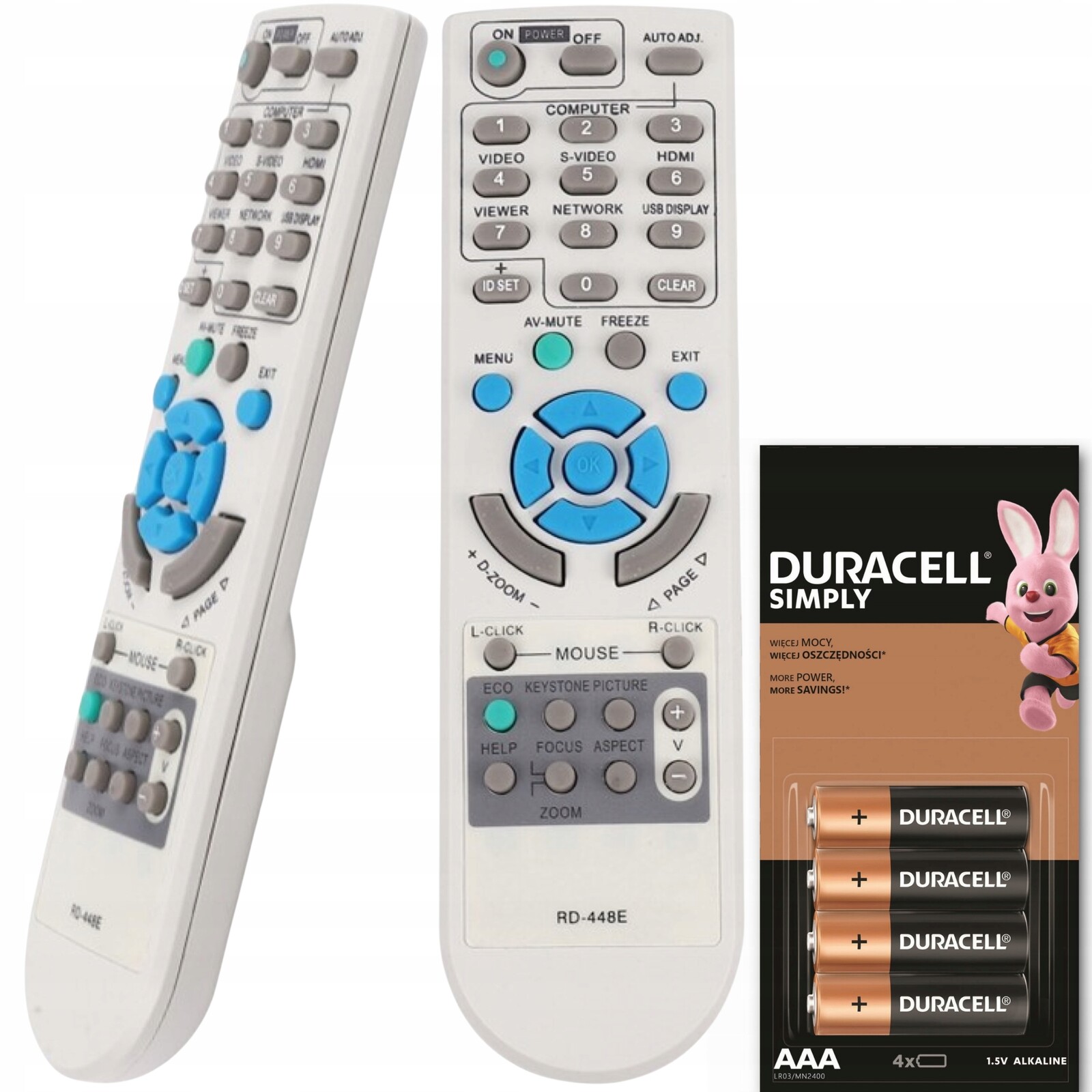 Pilot Pro Nec RD-448E LT280 LT380 LT150Z LT170 LT220 LT240K LT245 Baterie