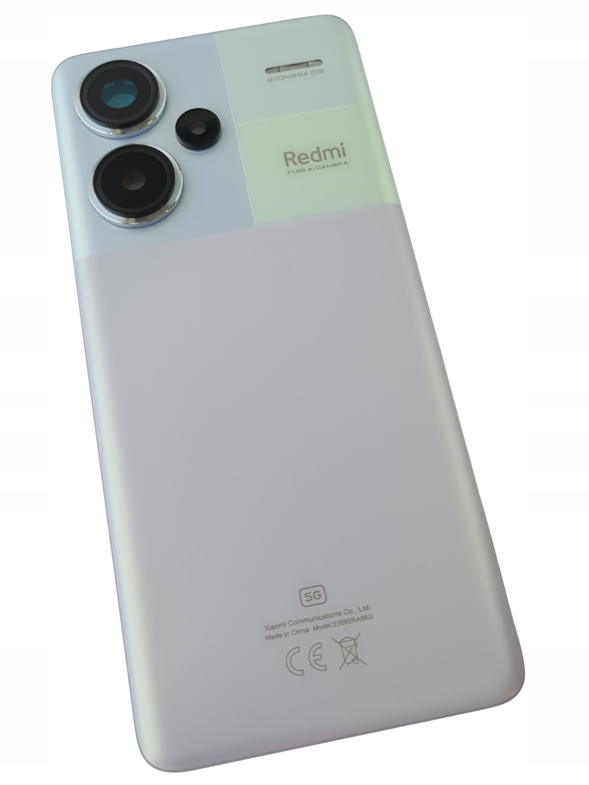 Org Klapka Originální zadní zadní kryt pro Xiaomi Redmi Note 13 Pro+ 5G, fialová