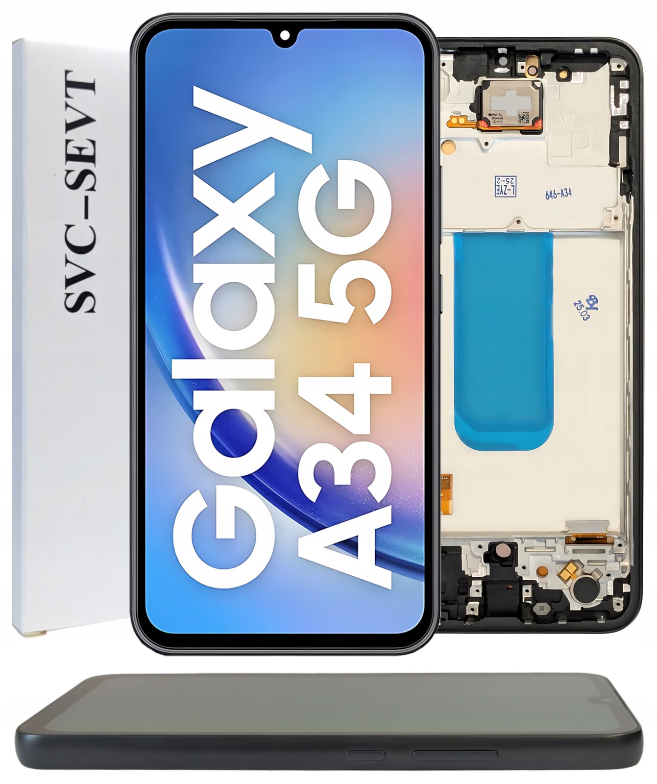 Displej pro Samsung Galaxy A34 LCD displej Rámeček Originální Zila SM-A346B