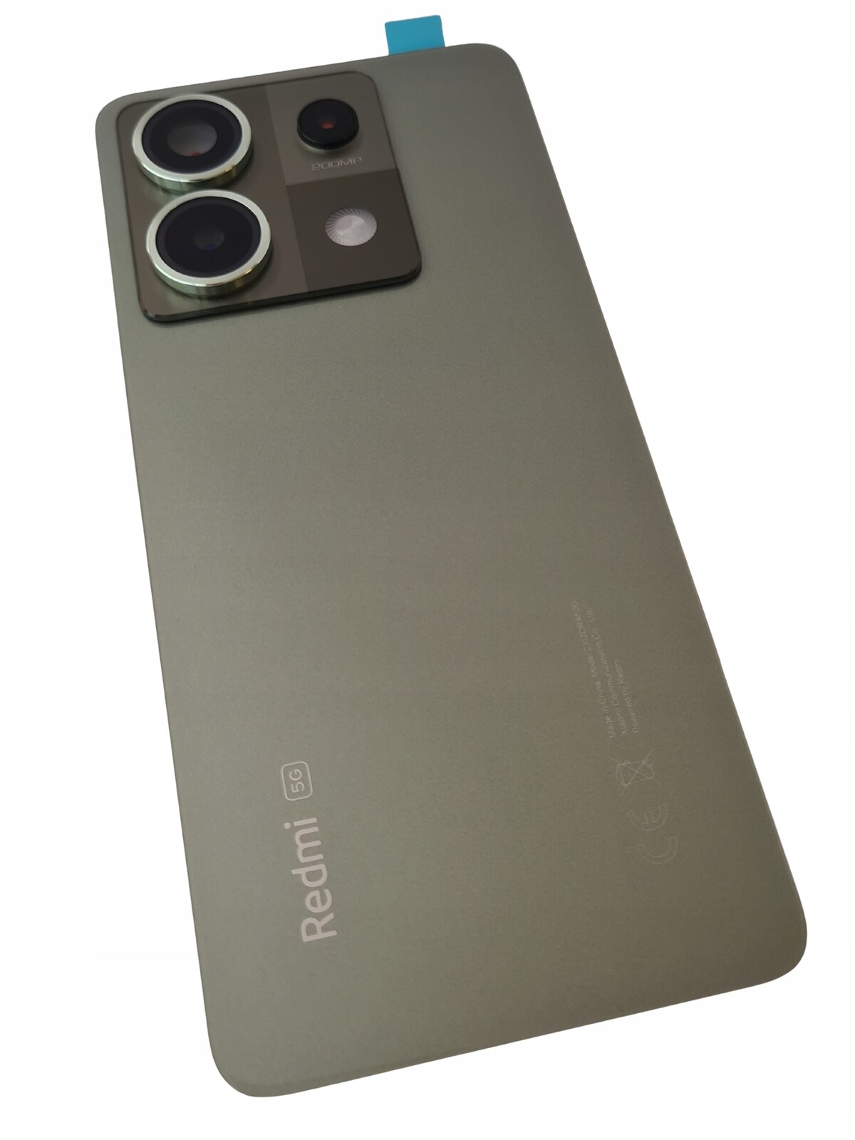 Org Klapka Originální zadní zadní kryt pro Xiaomi Redmi Note 13 Pro 5G, zelená