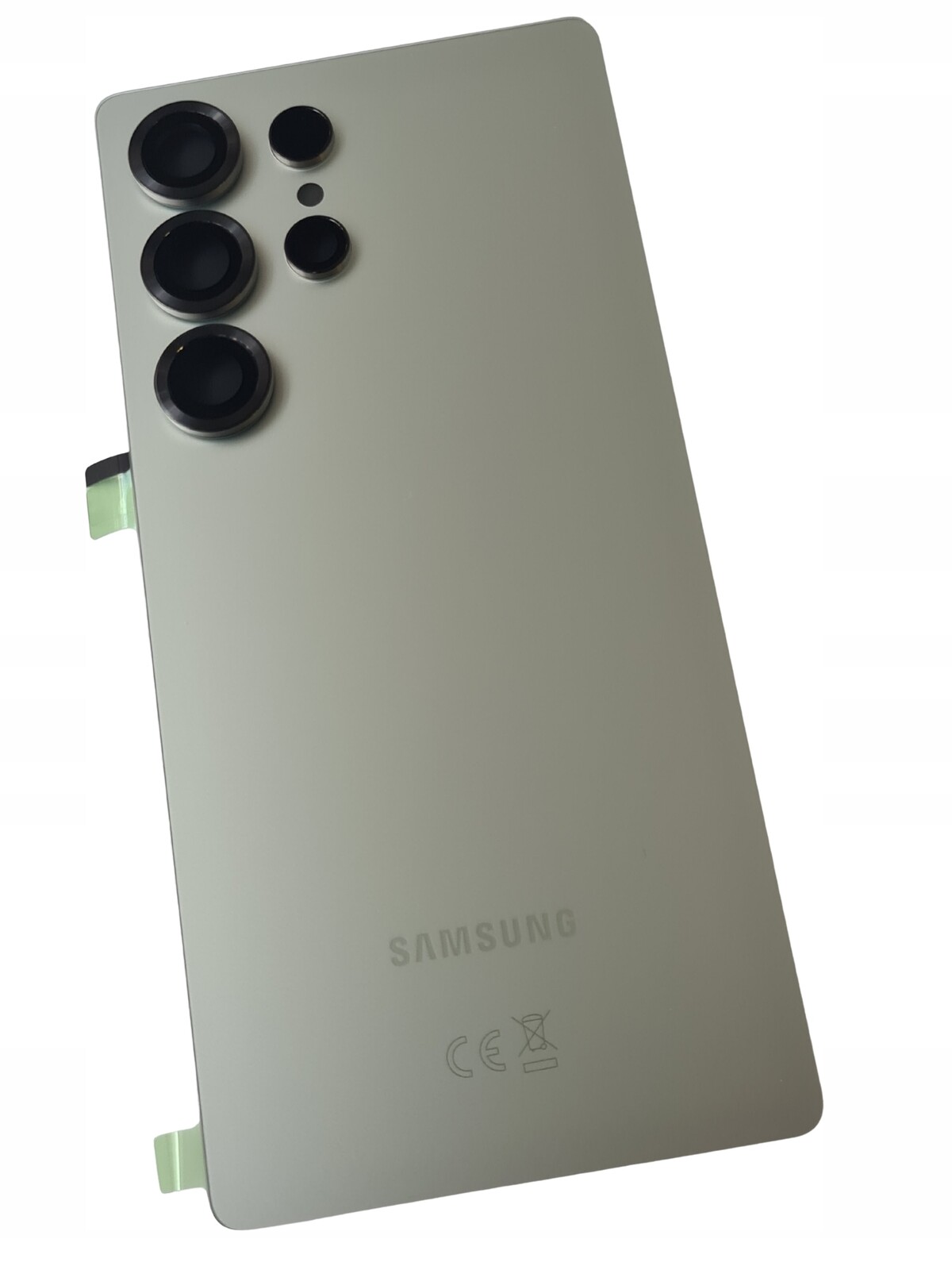 Org Klapka Originální zadní zadní kryt pro Samsung Galaxy S25 Ultra S938, zelená