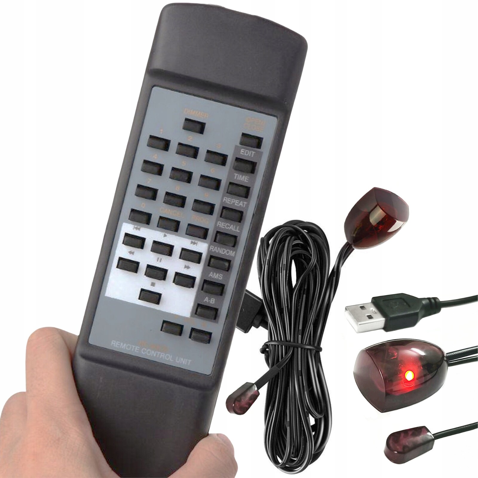 Dálkové Ovládání RC-63CD Pro Marantz CD15 CD-15 CD40 Kabel Ir