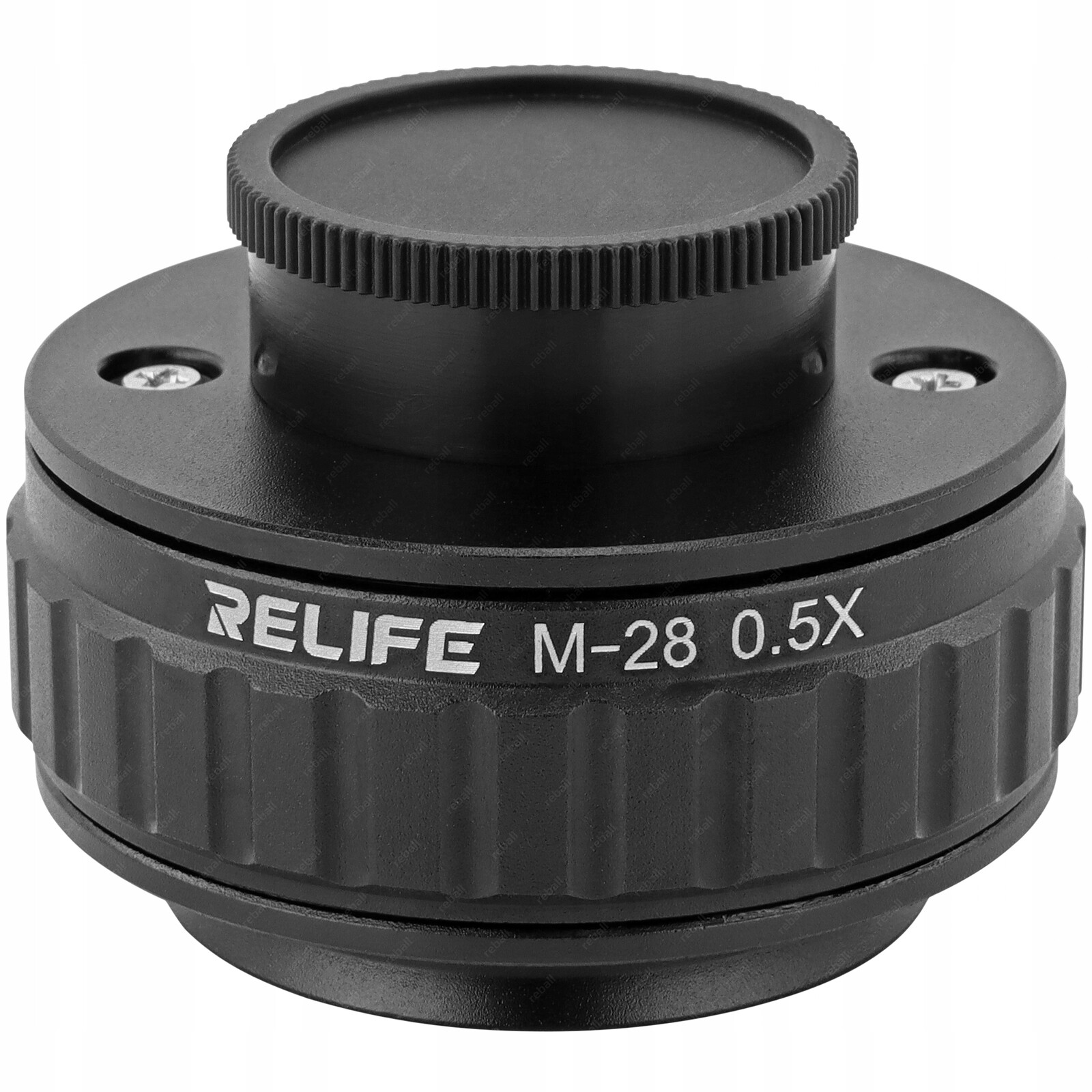 Adaptér C-mount Relife M-28 Připojení Kamery Optický Mikroskop Zoom 0,5x