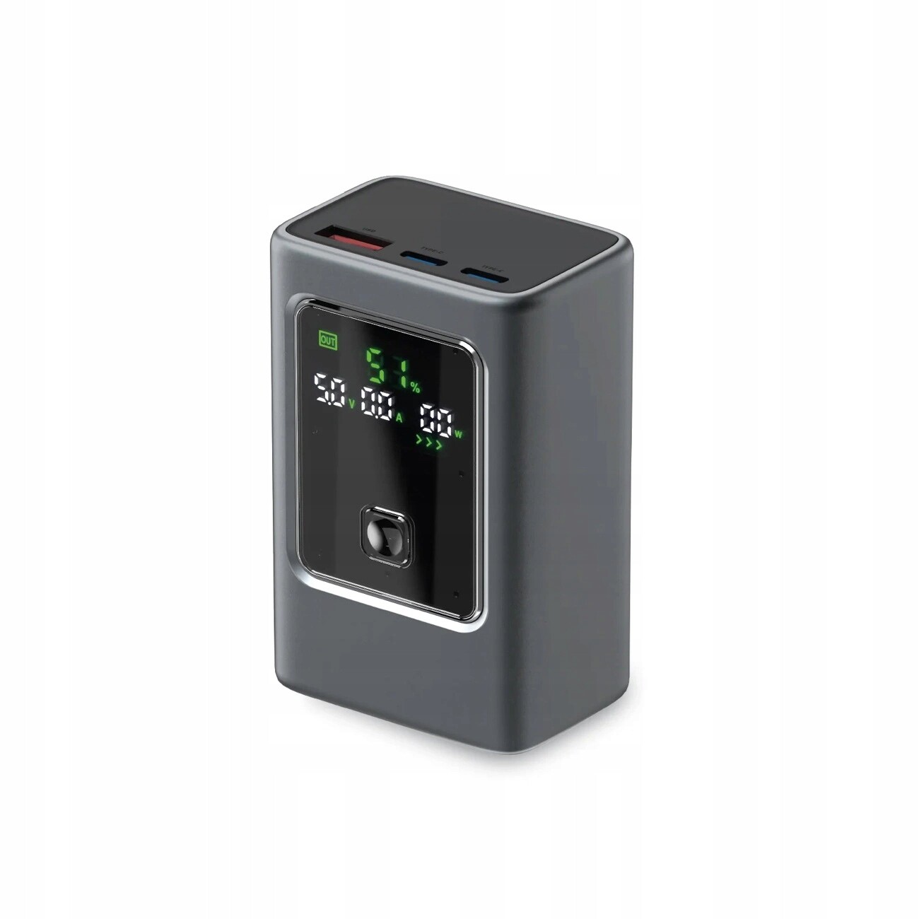 Powerbanka Sbs 10000 mAh Pd 35W s LCD displejem šedá