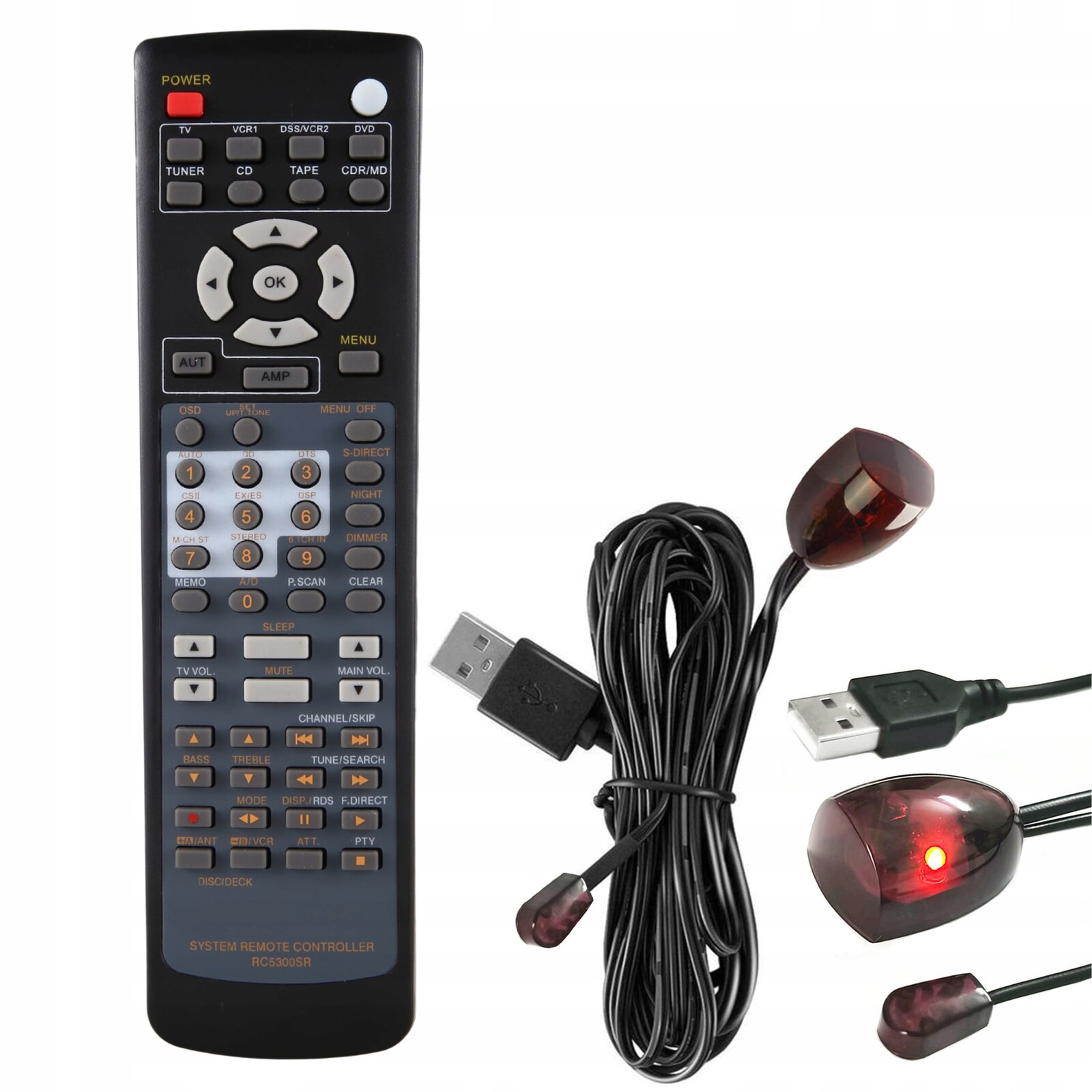 Dálkové Ovládání Pro Receiver Marantz RC5300SR RC5400SR RC5500SR Kabel Ir