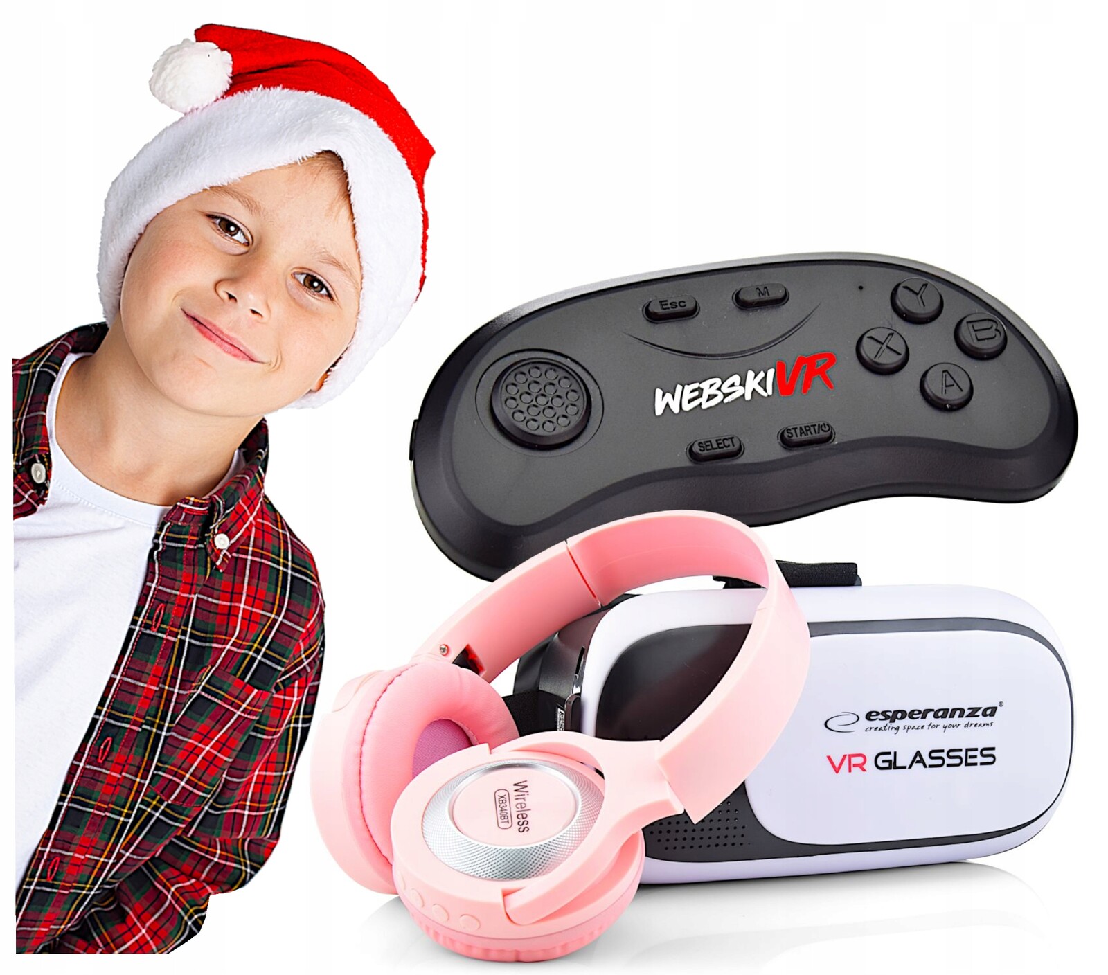 Dárek K Vánocům Brýle Vr+sluchátka+ovladač