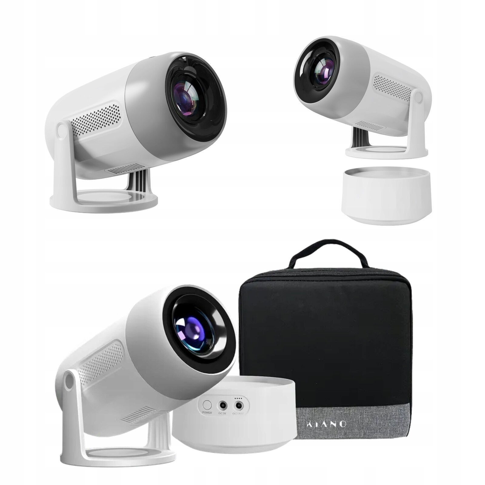 Full Hd projektor Kiano Vision 2 Smart, Mini s cestovní sadou