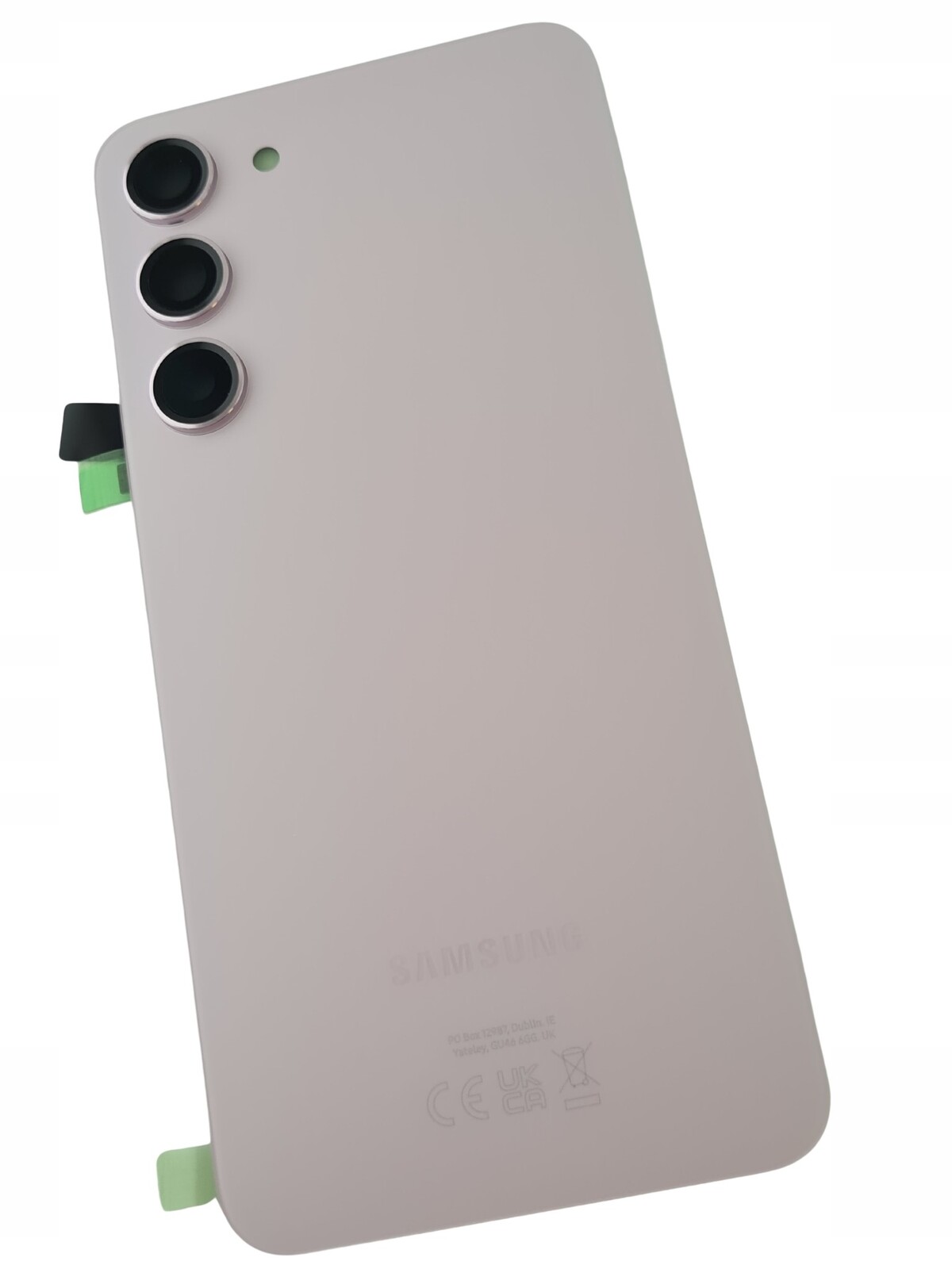 Org Klapka Originální zadní zadní kryt pro Samsung Galaxy S23+ Plus S916 levandulová