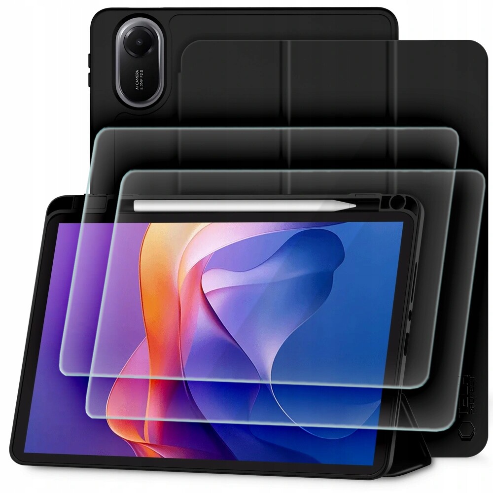 Skládací Pouzdro Na Dotykové Pero Podstavec Pro Xiaomi Redmi Pad 2 11 2-BALENÍ Sklo