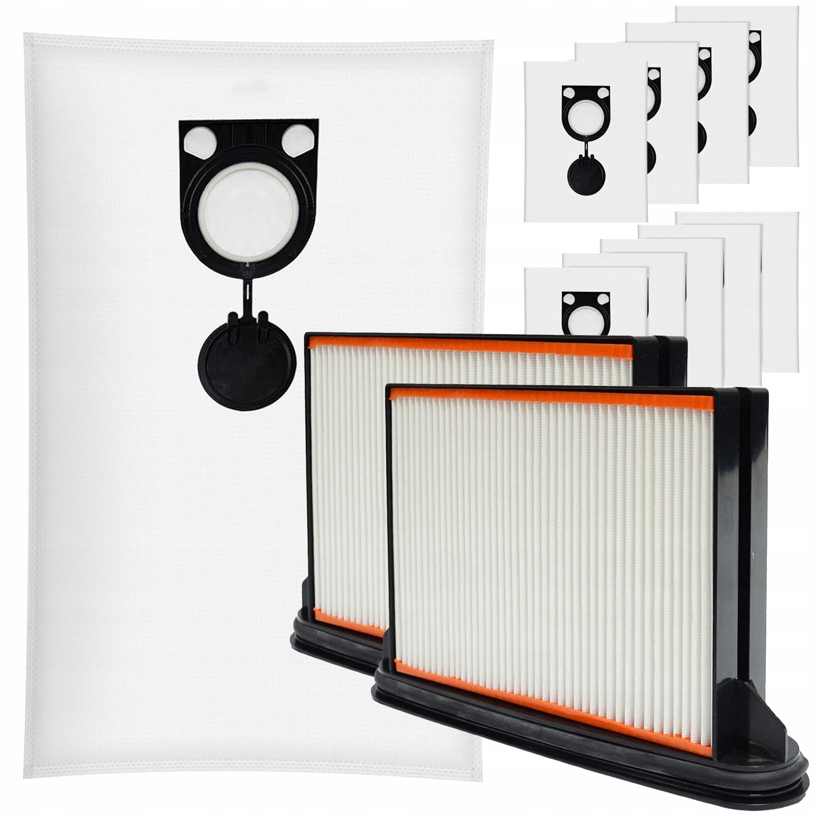 10x Sáčky Do Vysavače Bosch Gas 25 Gas 50 Starmix Metabo 2x Filtr