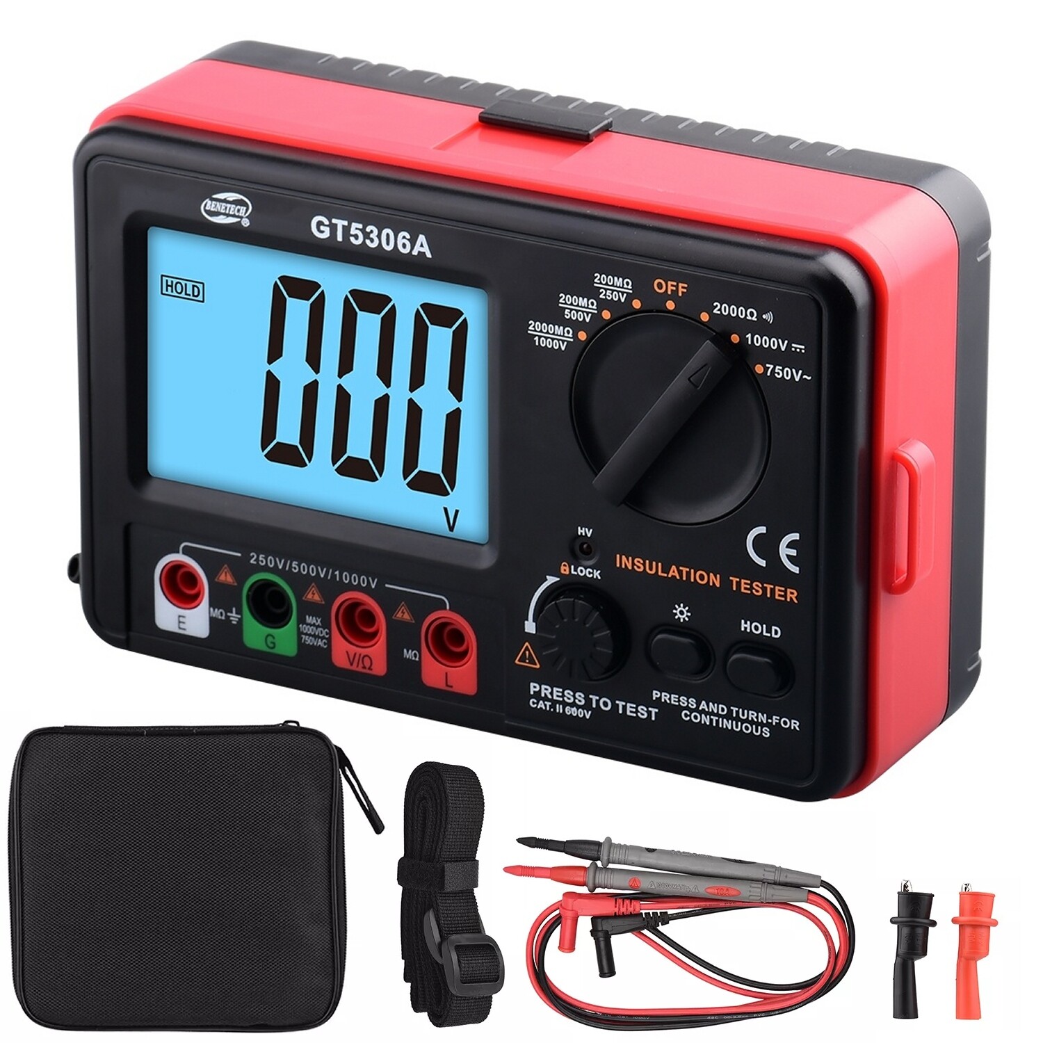 Tester Kontinuity, Měřič Izolačního Odporu, Stolní Multimetr Ac DC LCD