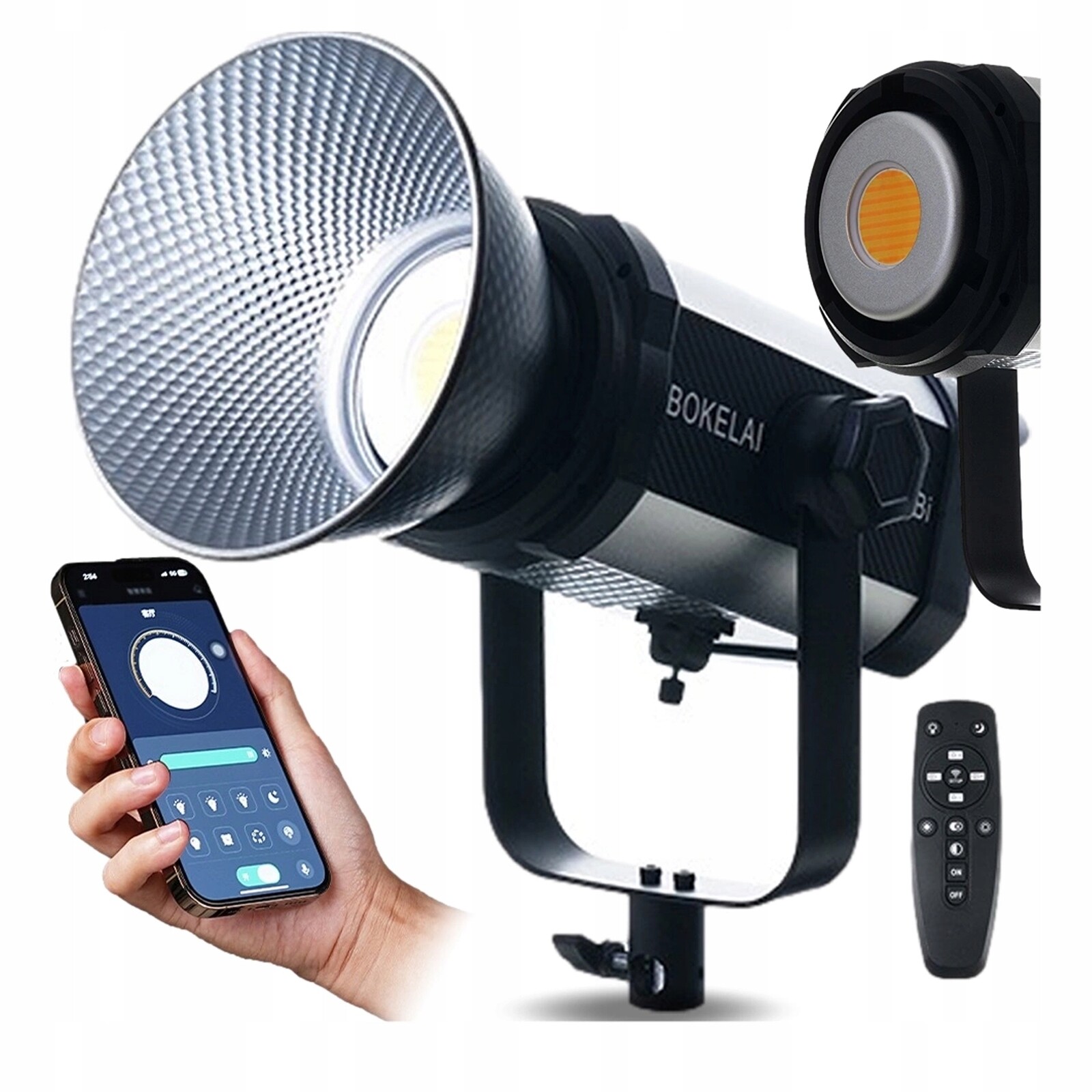 Studiová Led lampa 300W Bowens Regulace světla Nepřetržité osvětlení Dálkové ovládání