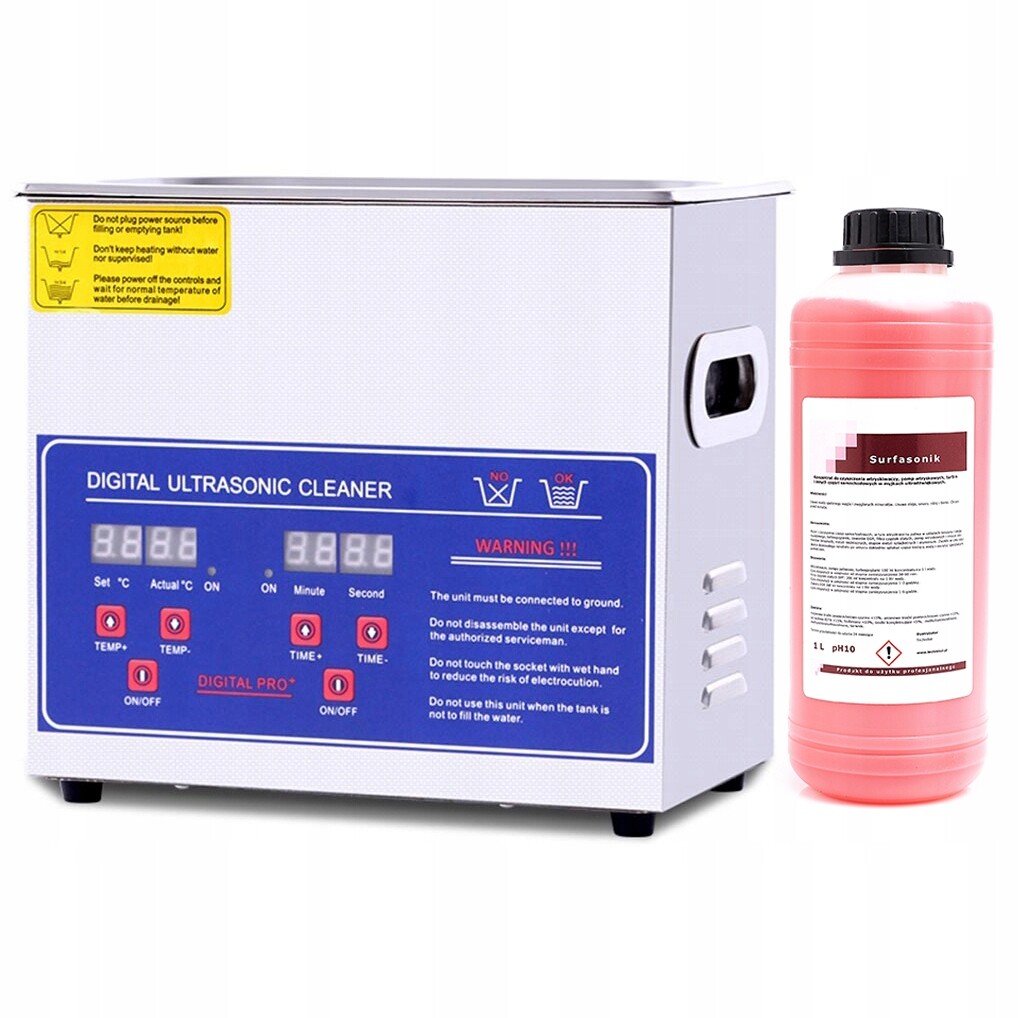 Ultrazvuková Myčka 3,2 L Kapalina Pro Čištění Částí Vstřikovačů Egr