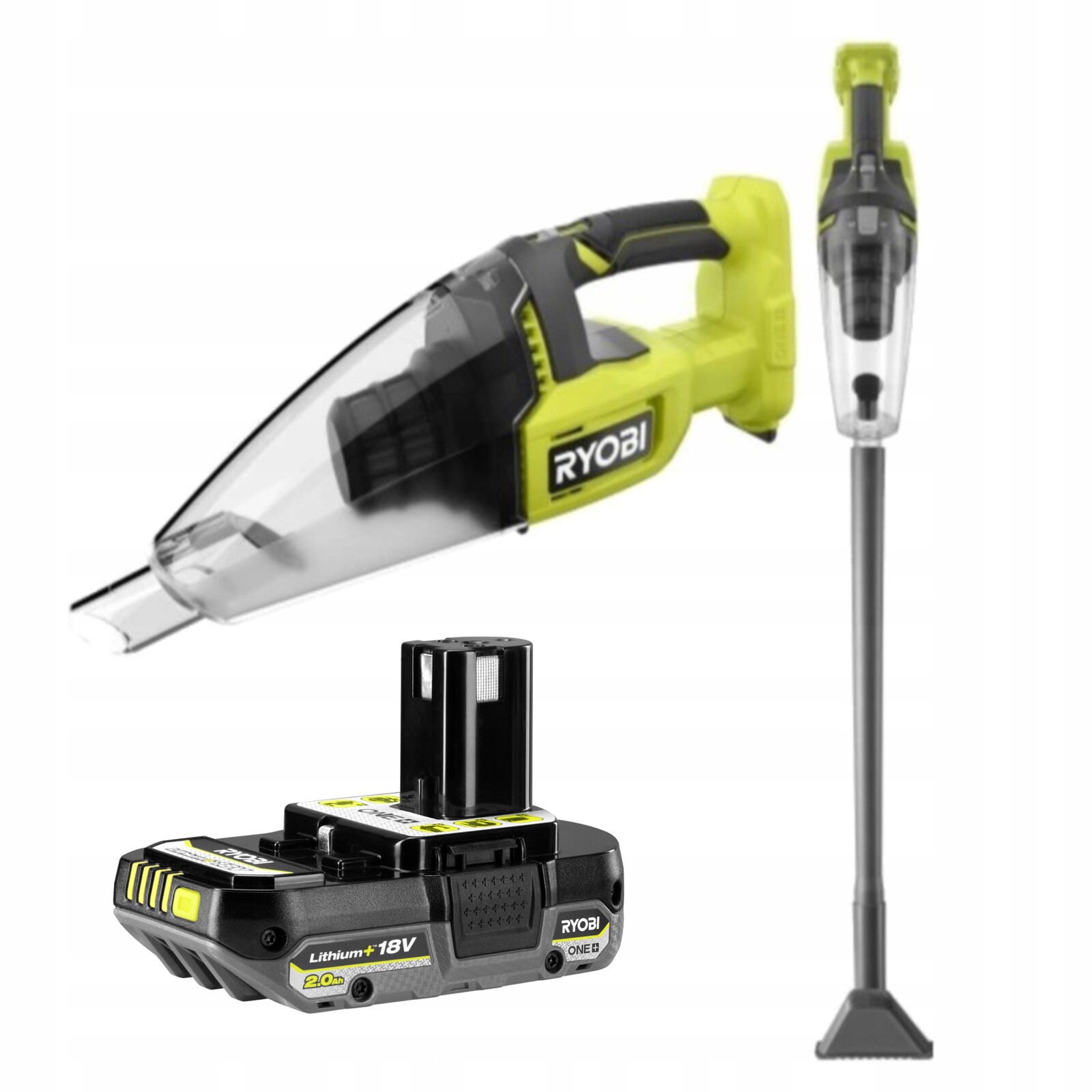 Sada Ryobi Vysavač 18 V Akumulátor Lithium-iontový One+ 2.0 Ah