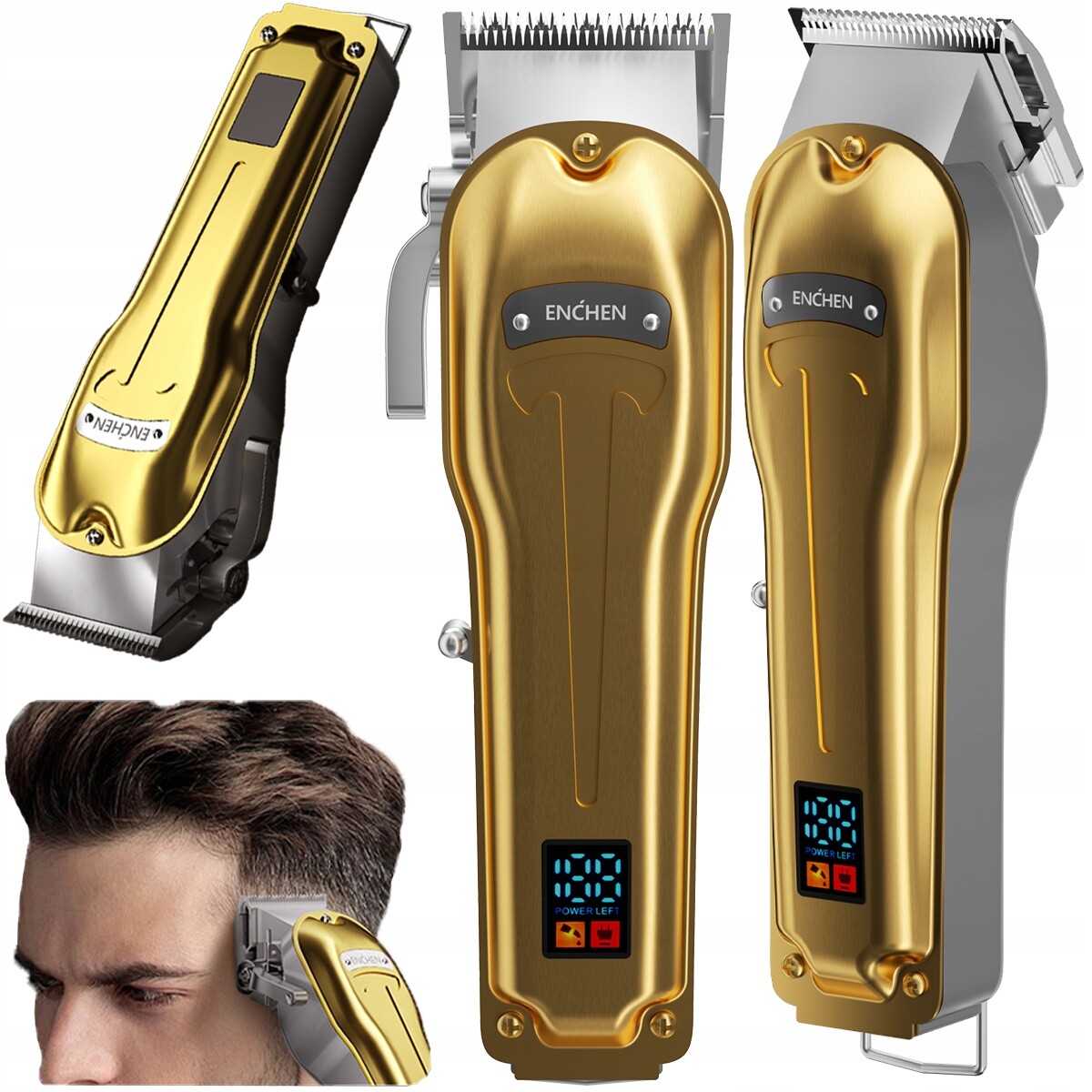 Profesionální Zastřihovač Stříhací strojek na vlasy vzorů Enchen Boost 3