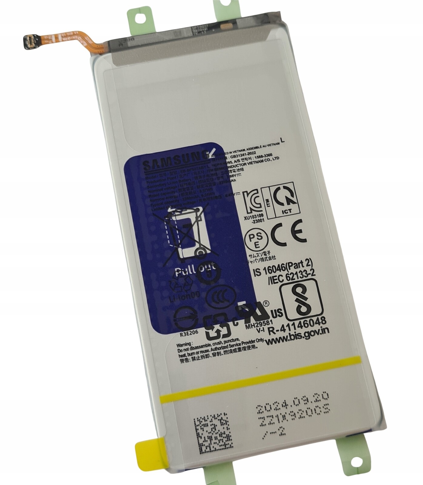 Org Nová originální baterie Sub 2380 mAh Samsung Galaxy Z Fold5 (SM-F946)