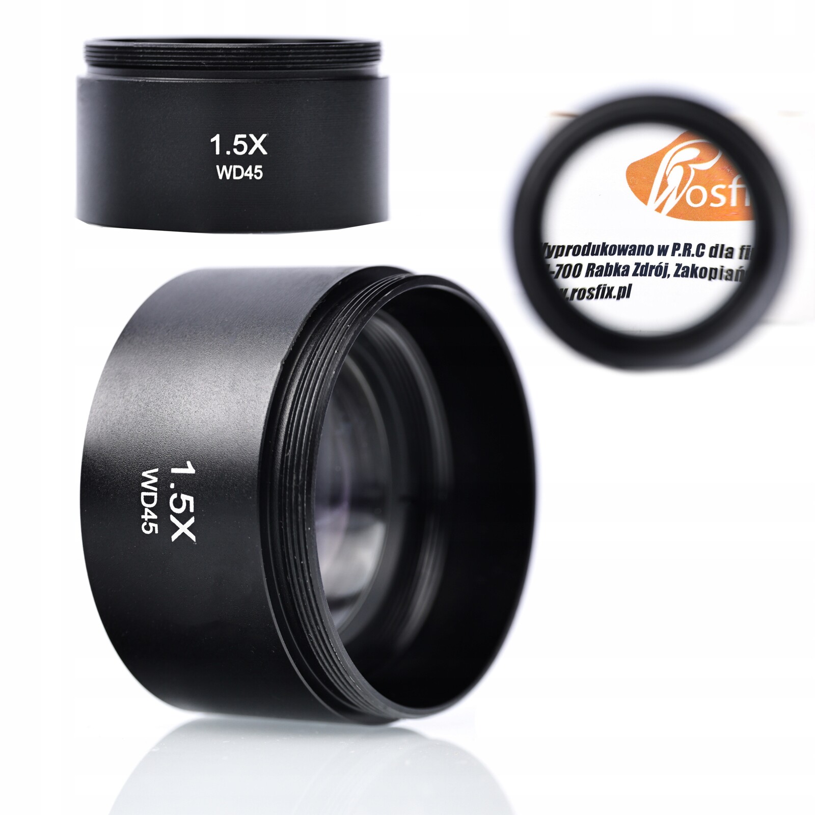 Objektiv Čočka 1,5X Stereoskopický Mikroskop Hq