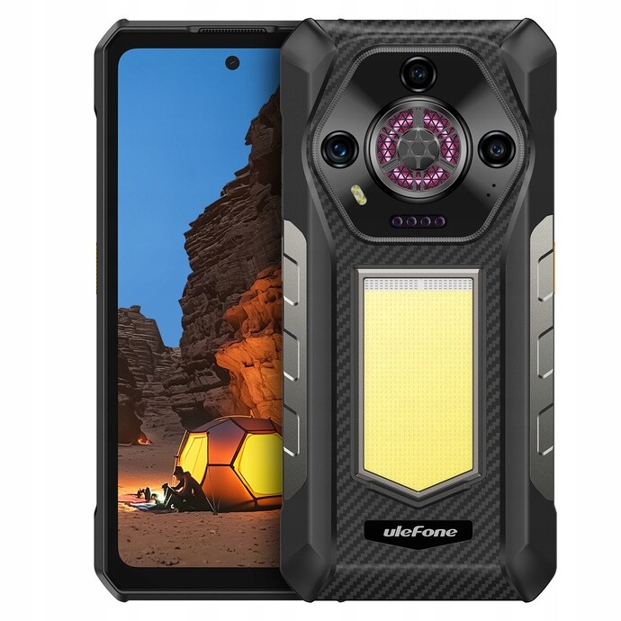 Pancéřový smartphone Ulefone Armor 30 12GB 512GB 12800mAh Noční vidění Černý
